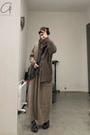 Daniel Andresen Knit Skirt Collection Handmade in Belgium DA-CARDINAL-SHA Virgin wool Sand PDA7 1